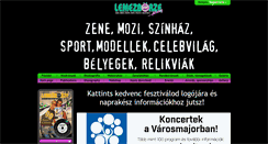 Desktop Screenshot of lemezborze.hu